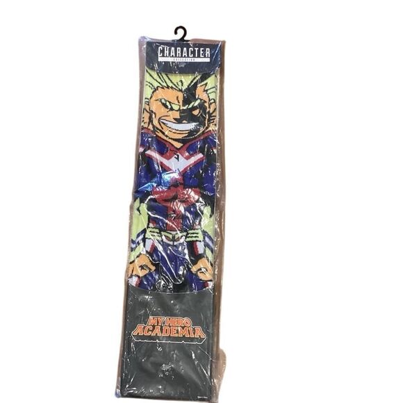 NWT My Hero Academia All Might Animigos 360 Character Socks Size 10-13 - Picture 3 of 7